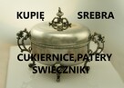 KUPIĘ ANTYCZNE WYROBY ZE SREBRA, CUKIERNICE, PATERY, BIŻUTERIĘ - 2