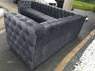 narożnik z f spania glamour chesterfield głębokie pikowania - 8