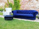 głęboki pikowania sofa chesterfield z funkcja spania glamour - 4