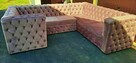 Naroznik chesterfield głęboko pikowany 160/300/240 - 4