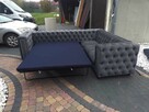 narożnik z f spania glamour chesterfield głębokie pikowania - 6