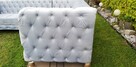 Narożnik chesterfield glamour szary producent głęboki pik - 12