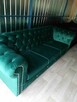 Sofa glamour z f spania chesterfield butelkowa zielen - 7