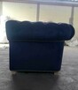 Sofa chesterfield kołatki głębokie pikowania glamour - 8