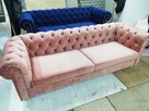 głęboki pikowania sofa chesterfield z funkcja spania glamour - 6