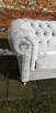 Sofa chesterfield glamour z f spania kołatki nogi chrom - 4