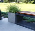 DONICE BETONOWE OZDOBNE GAZONY 50 CM OGRODOWE BETONOWE - 2