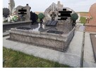 Sprzątanie i konserwacja grobu pomnika, odnowa liter - 7