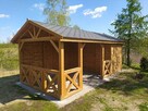 Drewniana konstrukcja ogrodowa: domki, altany, 3w1 - 1