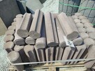Palisada okrągła palisady kostka brukowa ogrodzenie Myślenic - 2