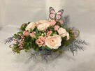 Piękny stroik ze sztucznych kwiatów, wysyłka GRATIS - 3