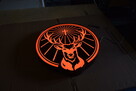Neon Jagermeister, Logo LED Jagermaister, Podświetlany obraz - 3