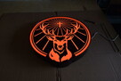 Neon Jagermeister, Logo LED Jagermaister, Podświetlany obraz - 6