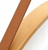 OKRĄGŁE LUSTRO drewniane Z PASKIEM 50 cm LOFT NOWE - 3