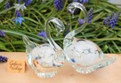 Szklane łabędzie, łabędź, figurka, szkło Murano PRL vintage - 10