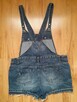 Spodnie ogrodniczki jeans damskie krótkie nogawki rozmiar 42 - 2