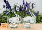 Szklane łabędzie, łabędź, figurka, szkło Murano PRL vintage - 4