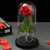Sztuczna Wieczna Róża w Szkle Dzień Mamy - Różne KOLORY - 5