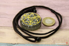 NASZYJNIK TALIZMAN LABRADORYT WISIOR AMULET MIEDŹ PREZENT - 5