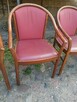 Krzesła z podlokietnikami na taras 4szt - 3