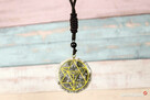 NASZYJNIK TALIZMAN LABRADORYT WISIOR AMULET MIEDŹ PREZENT - 2