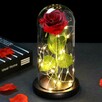 Sztuczna Wieczna Róża w Szkle Dzień Mamy - Różne KOLORY - 3