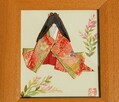 Origami japońskie, kobieta w kimonie gejsza, obraz z Japoni - 8