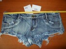 Spodenki Damskie 635 Szorty Krótkie Skąpe Jeans Dżins XXL - 7