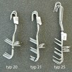 Hak wędzarniczy do ryb podwójny RYB21/3mm 5szt - 3