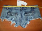 Spodenki Damskie 635 Szorty Krótkie Skąpe Jeans Dżins XXL - 4