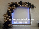 Bramy balonowe dekoracje z balonów led balony z helem balony - 3