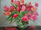 tulipany - obraz olejny - 1
