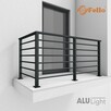 Balustrada taras balkon barierka schody aluminium poręcz RAL - 2