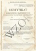 Certyfikat Kompetencji Zawodowych Licencja OSOBY Rzeczy CKZ - 1