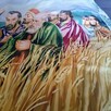 Jezus w śród zbóż 90/75 makatka - 3