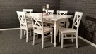 Stół kuchenny z krzesłami - zestaw z drewna na zamówienie - 4