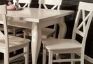 Stół kuchenny z krzesłami - zestaw z drewna na zamówienie - 2