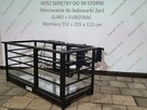 Kosz roboczy skrętny 90 stopni mocowanie 2w1 EURO+ EUROTRAC - 3