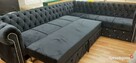 Narożnik glamour 220x300 chesterfield głeboki pik - 5