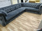 Narożnik glamour 220x300 chesterfield głeboki pik - 2