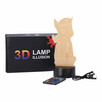 Lampka nocna 3D LED Pies Hologram + pilot - 3