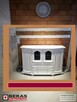 Biała biblioteczka Caro 90`Biały Dąb Skandynawia Bekas Meble - 12