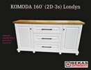 Komoda 160` Stylowa Nowa Orzech Ciemny od Bekas Meble - 13