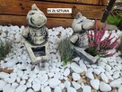 doniczki ozdobne donica głowa skrzaty krasnale ogrodowe - 11