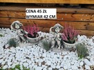 doniczki ozdobne donica głowa skrzaty krasnale ogrodowe - 12