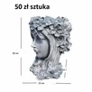 doniczki ozdobne donica głowa skrzaty krasnale ogrodowe - 4