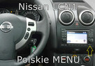 Nissan Polskie menu lektor LCN1 Qashqai Juke Micra Mapa PIN - 1