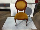 Krzesło Stare Drewniane Medalion - 3