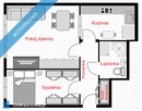 Mieszkanie 38 m2 - 2 pokoje z kuchnią, łazienką, okazyjnie - 5