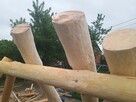 Huśtawka z grubej bali 3, 5m długości - 2